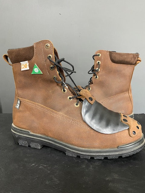 Bucks Gladiator Metguard - 8 inch Lace-up CSA Steel-toe Work Boot (Seconds) - Brown