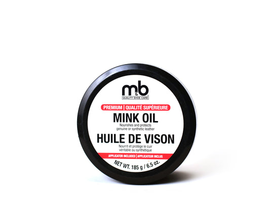 M&B Mink Oil-Tub, 6.5oz - Waterproofing & Conditioning Leather