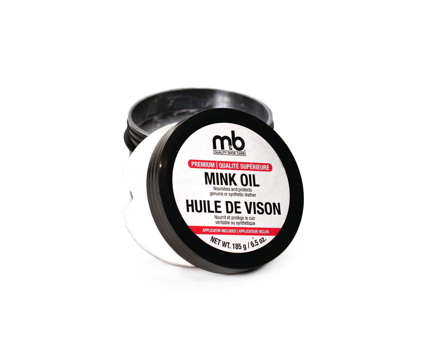 M&B Mink Oil-Tub, 6.5oz - Waterproofing & Conditioning Leather