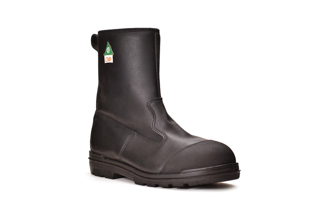Bucks® Ryder - 8" Black Zip-up CSA Steel-toe Work Boot
