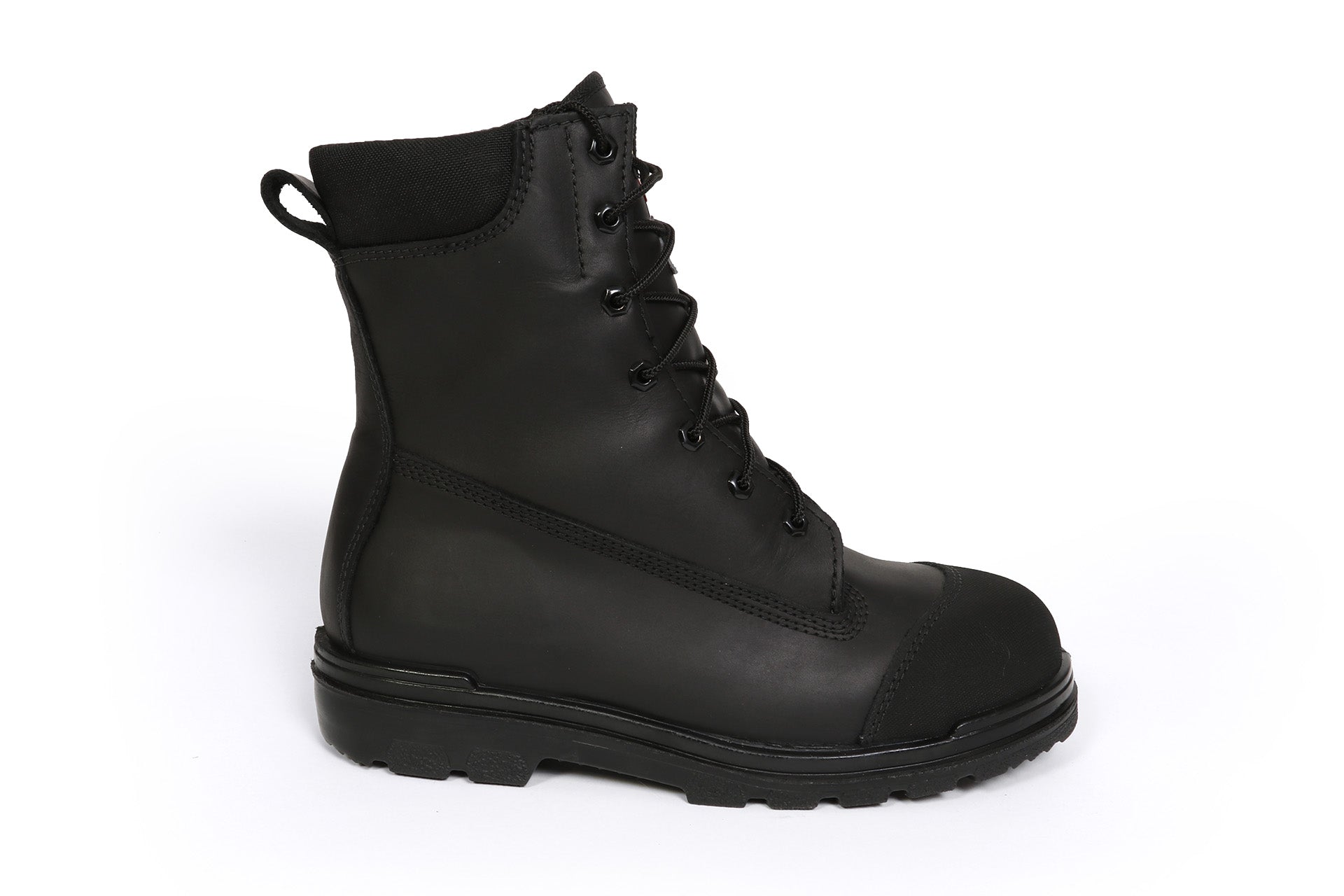 Lace up steel toe work outlet boots